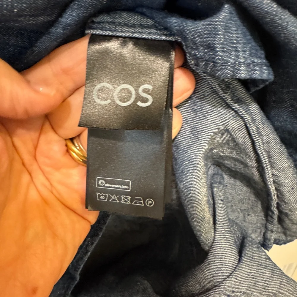 COS Denim Blue Midi Dress - Picture 3 of 5